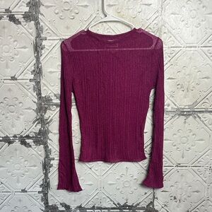 Future collective sparkly magenta  lightweight top